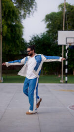 Blue and white Denim Jacket & Pant - Image 3