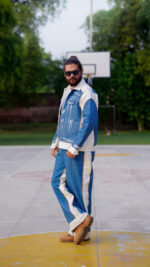 Blue and white Denim Jacket & Pant - Image 6